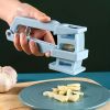 Easy-to-Use Garlic Cutter and Press - Perfect for Slicing and Squeezing Garlic and Ginger