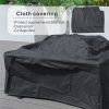 Durable Outdoor Wood Burning Fire Pit Table with Accessories