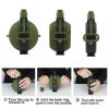 Collapsible Military Foldable Silicone Water Canteen with Compass