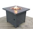 Steel Propane/Natural Gas Fire Pit Table