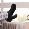 3 Pairs Mens Thick Wool Thermal Winter Socks Soft Cozy Heat-Trapping Moisture Wicking