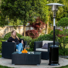 Outdoor Patio Propane Heater with Portable Wheels 47,000 BTU